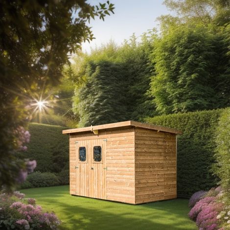Habrita – Pergola bioclimatique aluminium 7,2 m² – Ventelles orientables 90° – Panneaux latéraux imitation bois – Structure résistante aux intempéries (1/6)