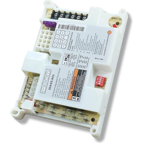 Module de commande de chauffage au gaz Universals 50A55-843, carte de commande de fournaise intégrée, compatible avec les fournaises à gaz 50A50 et 50A55, disponible en plusieurs couleurs. (1/5)