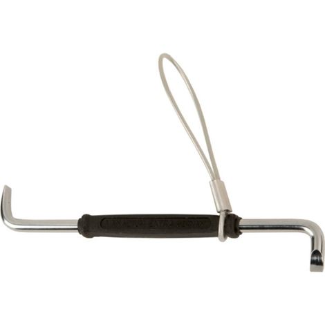 LLAVE ACODADA DOBLE TAH B. RECTA 0,8X4 - BAHCO