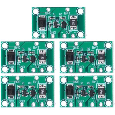 Carte de Contrôleur de Charge Solaire 5 Pièces S665, Carte de Circuit de Module de Contrôleur de Charge de Batterie de Contrôle de la Lumière pour Lampes de Pelouse Solaires, Lampe Murale Solaire (1/5)
