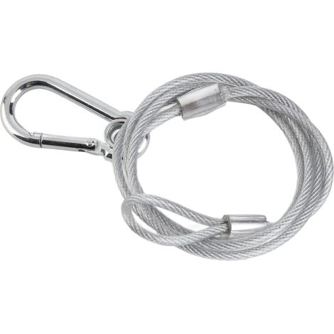 Câble de sécurité en acier pour éclairage de scène, corde de sécurité, barre d'équipement, projecteur PAR à tête mobile LED 3 mm, lot de 10 (1/5)