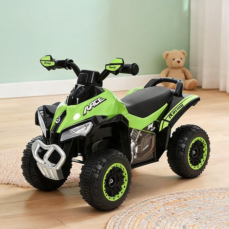 Porteur quad enfant 67 cm Vert et Noir effets lumineux et sonores (1/5)