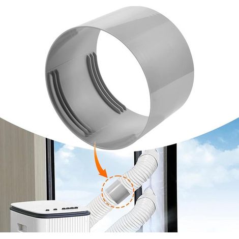 Acoplamiento para manguera de escape de aire acondicionado móvil - 150 mm - Placa para manguera de escape - Conector para manguera de escape de aire acondicionado - Adaptador para aire acondicionado (1/5)