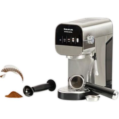 Cafetera Taurus MOKA EUFORIA DIGITAL 20 bar acero inoxidable (1/3)