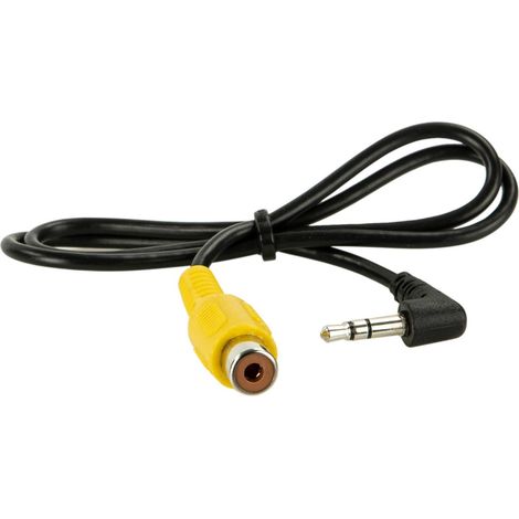 Adaptateur de caméra de recul cinch (f) - prise (m) 3,5 mm
