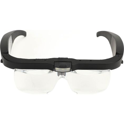 Loupe frontale à 5 lentilles, 3 LED, luminosité réglable sur 2 niveaux, serre-tête, 3,7 V (1/5)