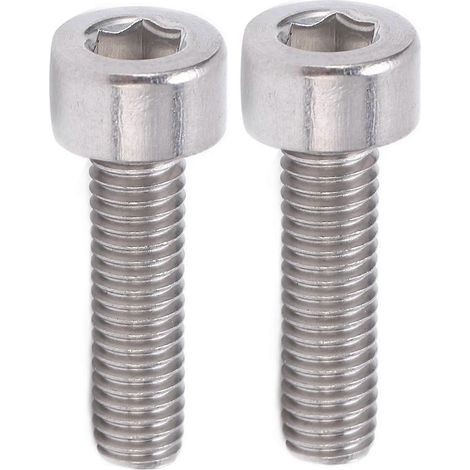 6 vis en alliage d'aluminium tête fraisée hexagonale conique pour VTT, boulons de vélo montagne, visserie plate haute résistance, lot de 6 pièces (1/5)