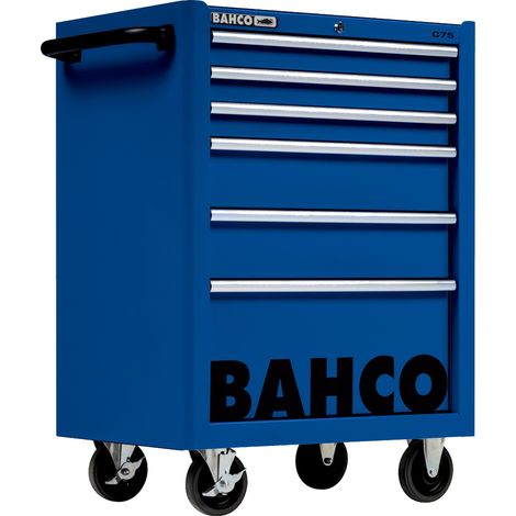 Bahco Classic Werkstattwagen 26 mit 6 Schubladen, blau