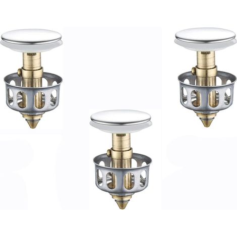 Filtre lavabo inox 35mm 3pcs (1/5)
