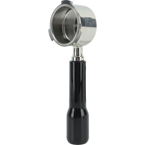 Porte-filtre monocouche sans fond avec poignée, compatible avec DEDICA ARTE EC0680 EC0685 C2, plastique noir (1/5)