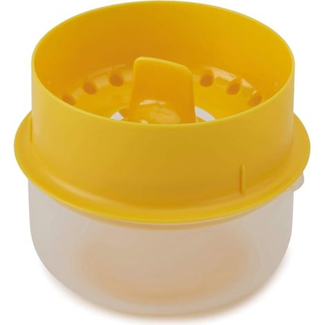 Séparateur d'œufs en plastique jaune 13 x 7,1 x 13,5 cm - Sépare (1/4)