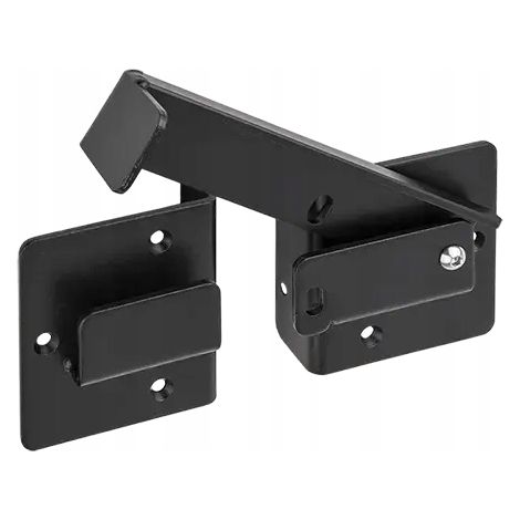 Loquet De Portillon Domax, 100 mm, Noir, Fermeture Pour Portail Et Clôture