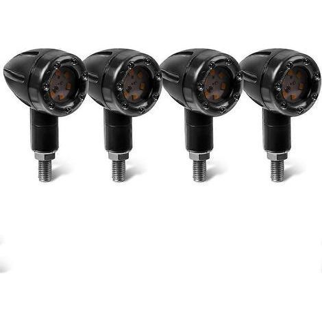 Clignotants LED pour moto, feu stop, mini-lampe de signalisation, feu clignotant 12V pour Honda, Suzuki et Kawasaki BF (1/5)