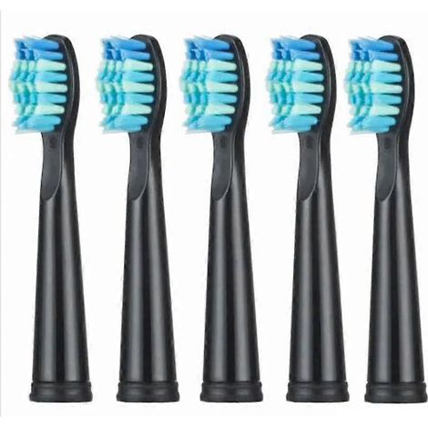 Lot de 5 têtes de brosse à dents Seago pour brosses à dents électriques Seago SG610, SG908, SG917, 910, 507, 515, 949 et 958 (1/5)
