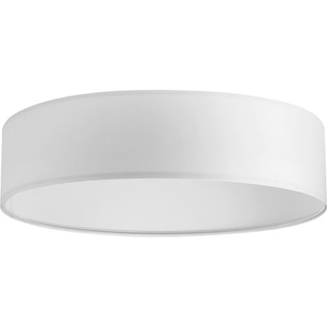 Ideal Lux Paralume cilindro Bianco Set 70 cm 1 luce H18 cm tessuto (1/4)