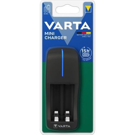 Varta caricabatterie mini charger vuoto per pile AA e AAA pile non incluse