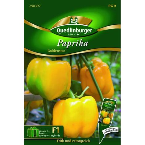 Quedlinburger Paprika Goldenstar - Gemüsesamen (1/2)