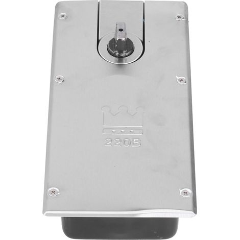 Porte automatique en verre 220B, axe de sol hydraulique amorti, ressorts de sol, charge max 110 kg, modèle H220B standard