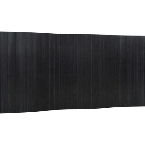vidaXL Cloison de séparation noir largeur 400 cm hauteur 165 cm bambou