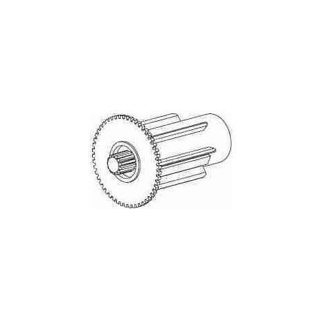 Nice 575.16045 - Kappe intermedia weiß (maschio) für rulli Acmeda S45