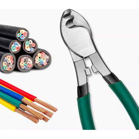 10-Zoll-Kabelschneider, multifunktionaler isolierter Drahtschneider, hochfester Chrom-Vanadium-Stahl. (1/4)