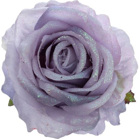 Décoration de sapin rose mauve pailletée 12cm - Atmosphera créateur d'intérieur (1/2)