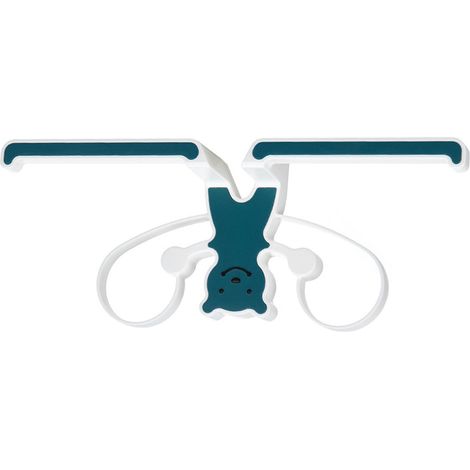 Mehrzweck-Hakenleiste, hohe Tragkraft, wasserdicht, kein Bohren erforderlich, Handtuchhalter für den Heimgebrauch, blau (1/5)