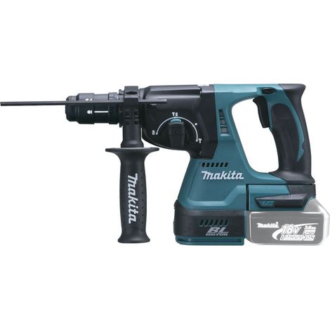 Makita – Akku-Bohrhammer 18V – SDS-Plus Aufnahme – 24mm Bohrleistung Beton – 2J Schlagkraft – Vollwellenelektronik – Rutschkupplung (1/4)