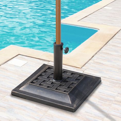 Pied parasol 9 kg 38/48 mm bronze polyester OKMYHOME (1/4)
