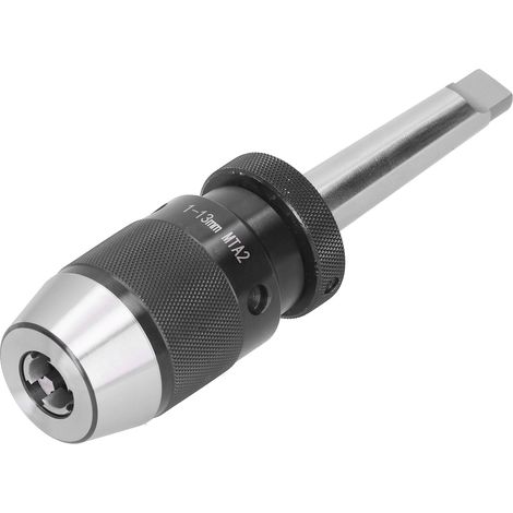 Mandrin Perceuse Sans Clé Auto-Serrant Cône Morse MT2 Droit 113mm Outil Tour (1/5)