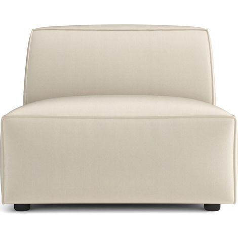 Californien-System-Modul Stoff Matt Velvet Ecru 80 cm (1/2)