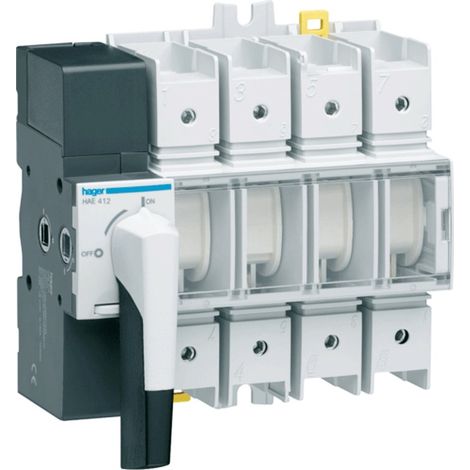 Interruttore Man. Sezionatori 4P X 125A 8M ( Hager Cod. Hae412 )