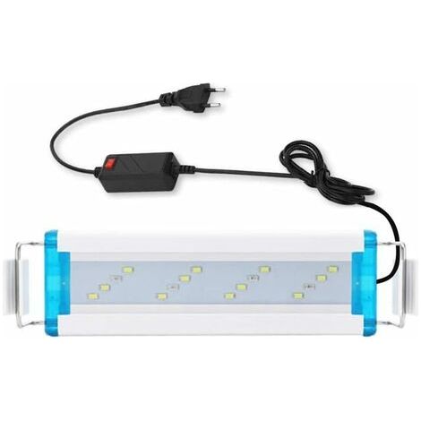 BUNTHAUS LED Eclairage Aquarium, Lampe LED Aquarium,18-58cm Lampe LED Très Mince pour Aquarium pour Eclairage (1/5)