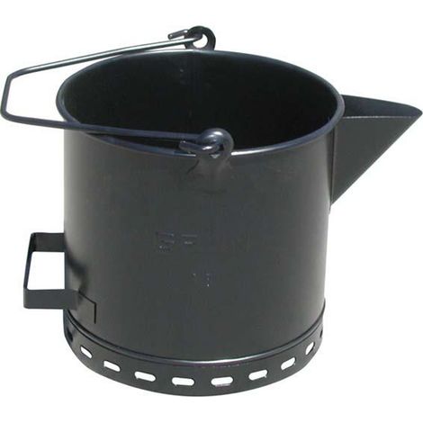 Grün Bitumeneimer 30 cm/ 20 l mit Ausguss (1/2)