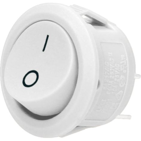 ORNO AE-13180 Interruttore elettronico a pulsante rotondo 230V (Bianco)