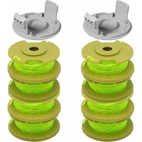 Confezione da 10 bobine di ricambio per decespugliatori Ryobi da 8 pollici, compatibili con Ryobi One+ AC14RL3A, decespugliatore a batteria da 8 pollici (1/4)