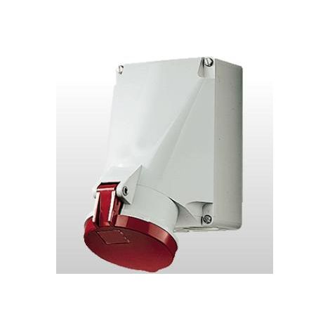 Mennekes Prise Murale Rouge 63A 400V Industrielle
