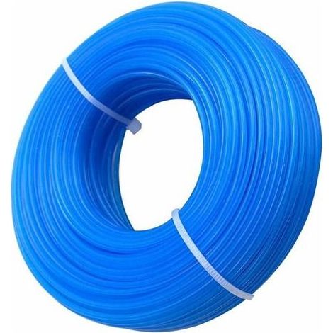 Fil rond en nylon 1.6 mm pour débroussailleuse – Longueur 100 m – Résistant pour coupe précise d'herbes – Compatible avec plusieurs modèles (1/5)