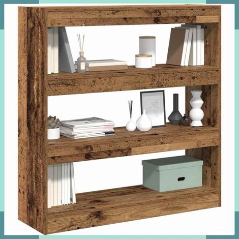 862724 Bibliothèque Bois ancien 100 x 30 x 103 cm Bois d'ingénierie (1/5)