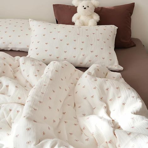 Parure de lit pour enfant en mousseline de coton 100 x 135 cm (1/5)