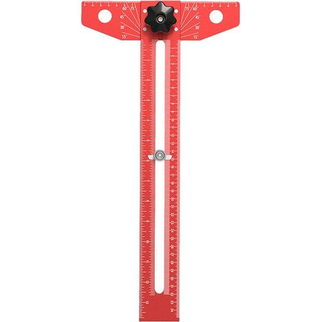 Outils de Mesure pour le Travail du Bois Équerre À Angle Droit En T En Règle De Marquage En T Pour Charpenterie Bricolage Assemblage Dessin Peinture Installation (1/5)