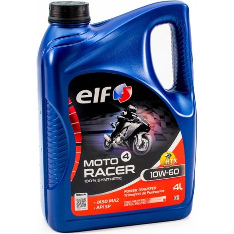 ELF Huile Moteur MOTO 4 RACER 10W-60 4 Litres