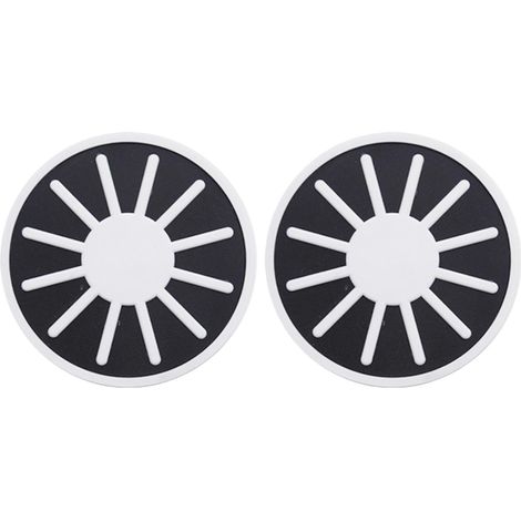 Auto Cup Holder Coaster, 2 x Anti-Rutsch-Autobecherhalter, wasserdichter Auto-Innenraum, Getränkehalter, Auto-Becherhalter Untersetzer Anti-Rutsch-Autobecherhalter-Untersetzer, 2 x Wat