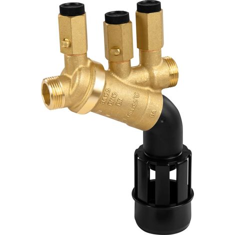 Resideo Systemtrenner BA195 BA, entzinkungsbeständiges Messing, E R 3/8" (1/3)