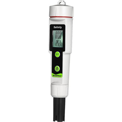 Thermomètre de salinité étanche 2-en-1, stylo testeur de sel et température, mesureur portatif