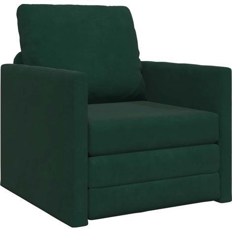 Maison Exclusive - Schlafsofa Dunkelgrün 74 x 77 x 81 cm Samt