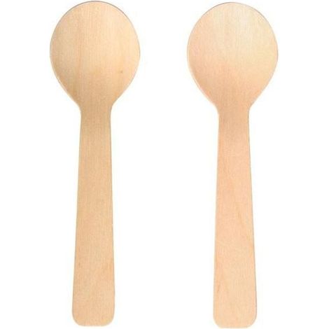 6 cuillères en bois 10 cm
