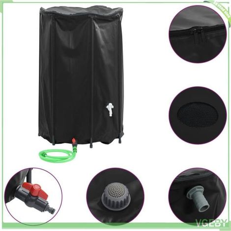 Réservoir d'eau pliable - FAFEICY - 156001 - 1000 L - PVC - Robinet intégré (1/5)
