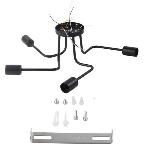 LED style rétro 110 240 V 4 x E27 luminaire antique pour