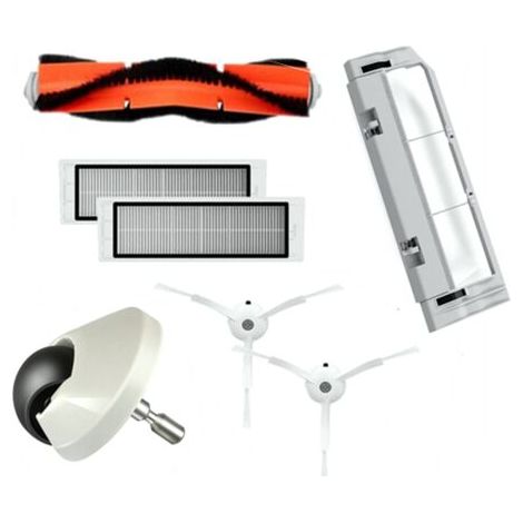 Pour Mi Robot Aspirateur 1èRe GéNéRation / 2 1S, SDJQR01RR SDJQR02RR SDJQR03RR Main Side Brush Filter Wheel (1/5)